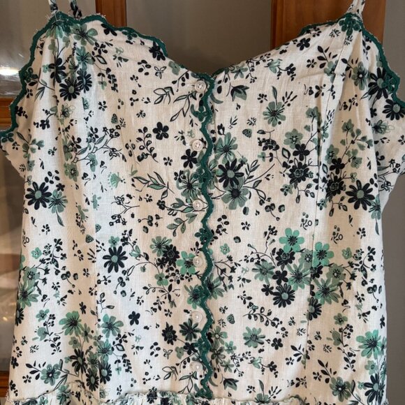 Anthropologie Sleeveless Drop-Waist Midi Dress SZ: XL - Picture 3 of 16